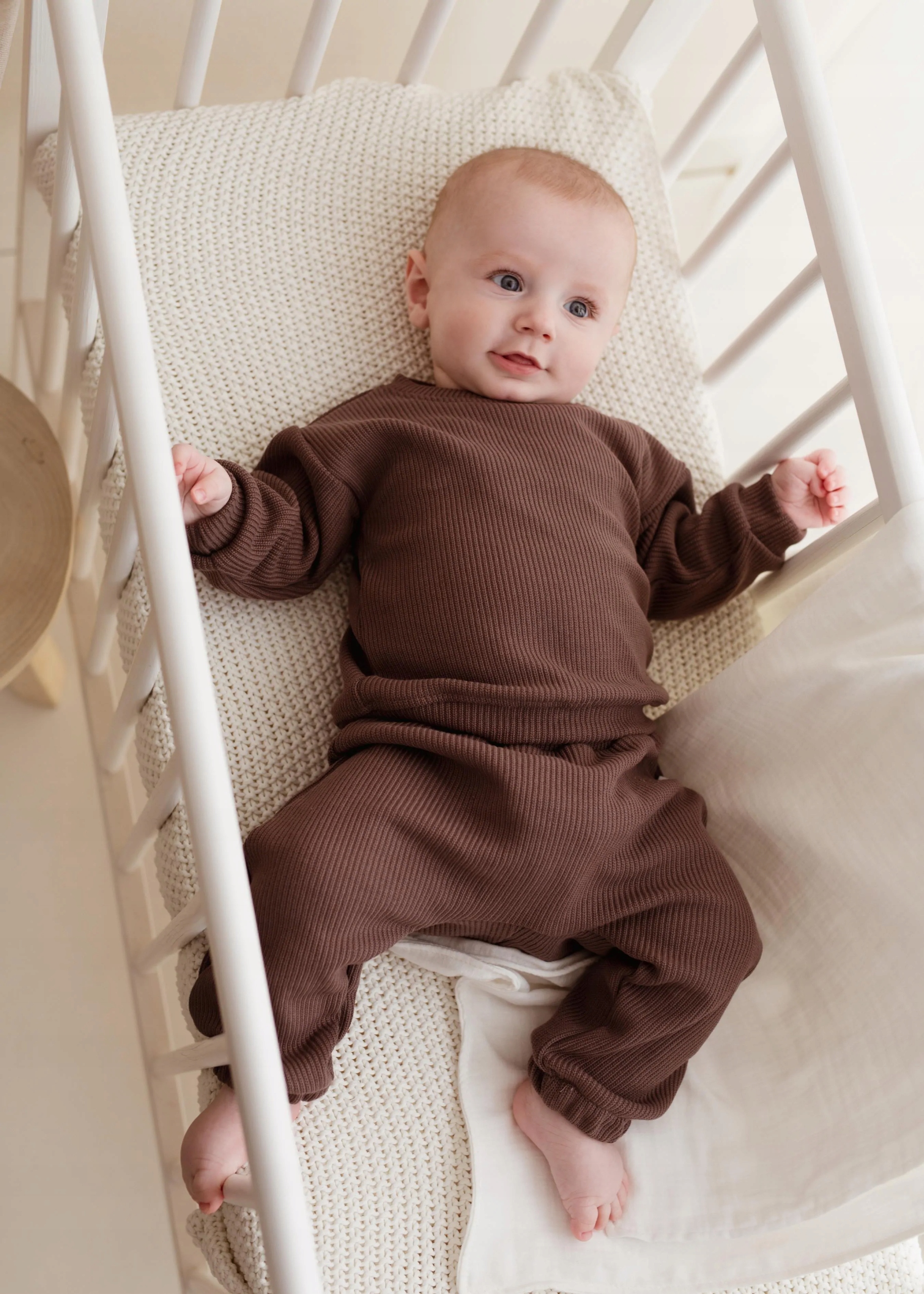 Spodenki sweterkowe Pure brązowe 74 Kod producenta 5901780148720