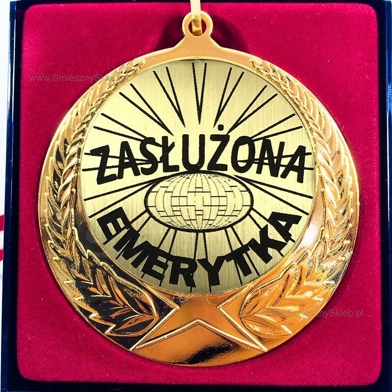 

Złoty Medal zasłużona Emerytka emerytki