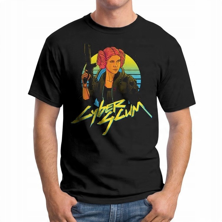 

Koszulka T-Shirt Cyber Scum Star Wars Leia S