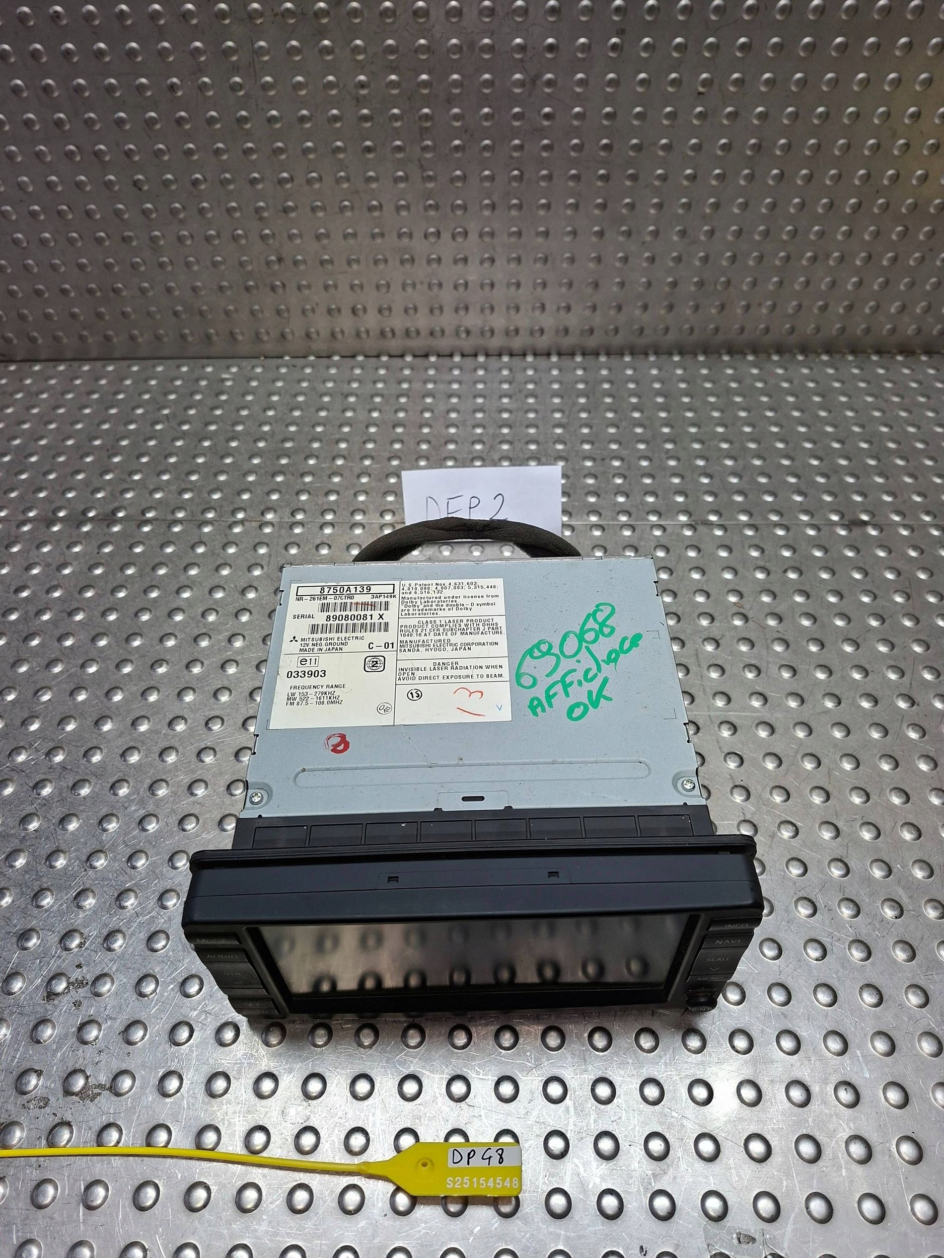 RADIO CD navigation MITSUBISHI OUTLANDER C-CROSSER 06-12 8750A139