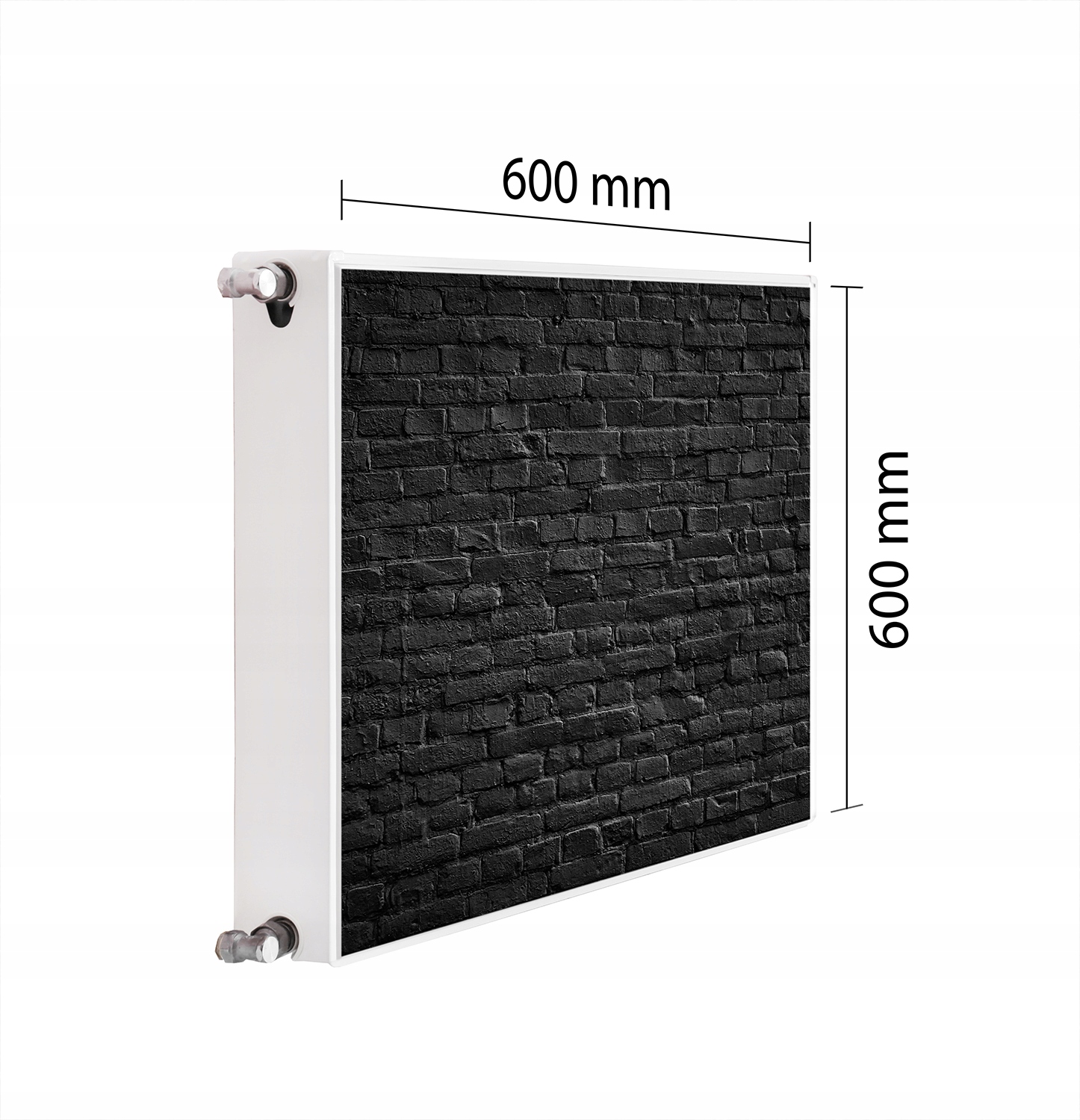 Magnetická Krytka Na Radiátor 60x60 Černá Podložka Magnet