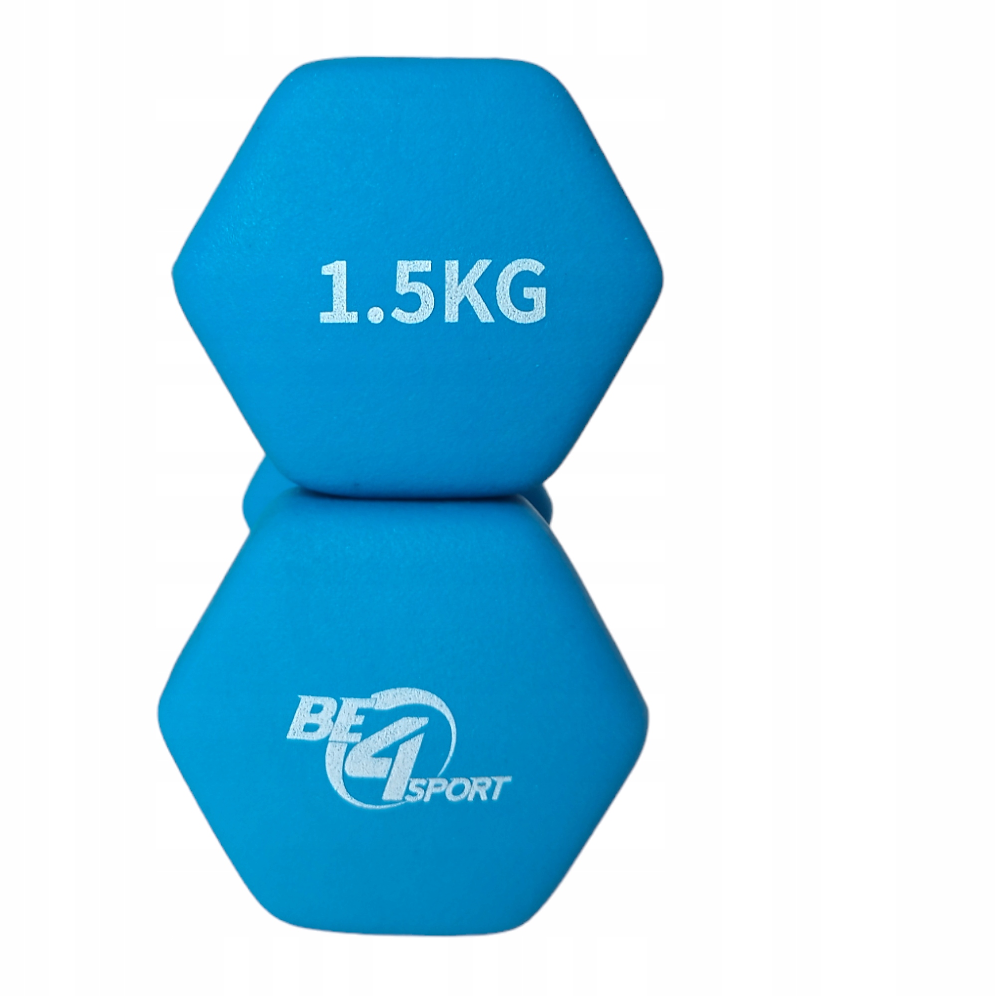 Zestaw Hantli Hantelków Ciężarki Neoprenowe Żeliwne do Ćwiczeń 2x 1,5kg Marka Be4Sport