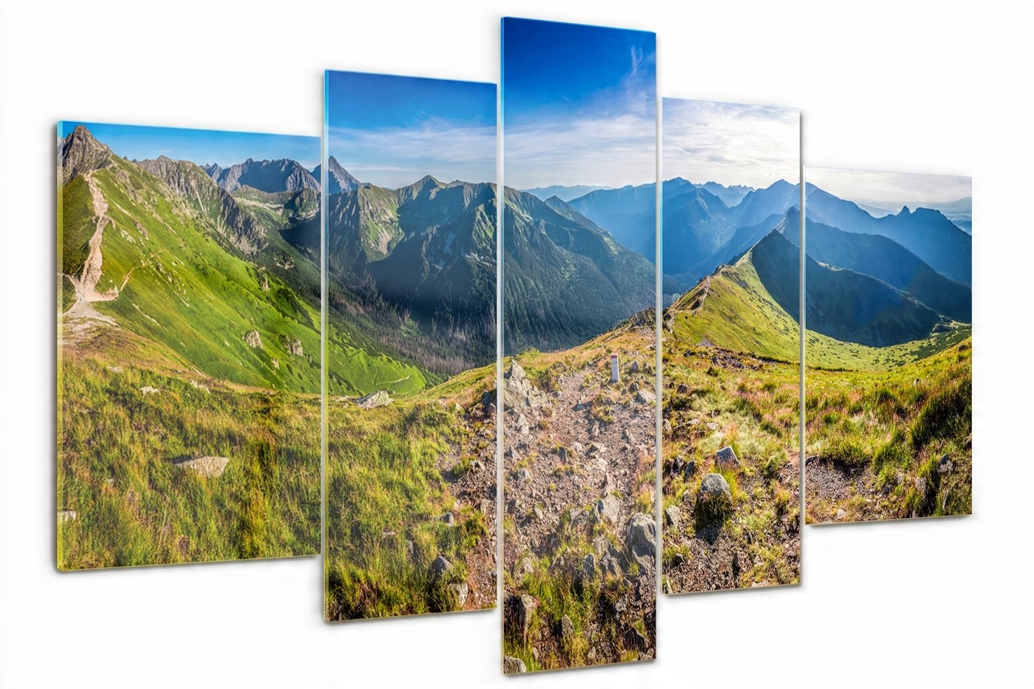 

Obraz szklany tryptyk sypialnia Panorama górska