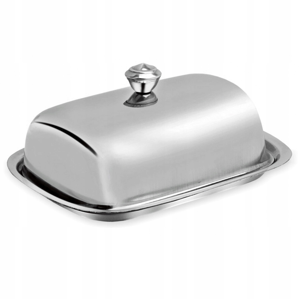 MASELNICA MASELNICZKA STALOWA POJEMNIK NA MASŁO