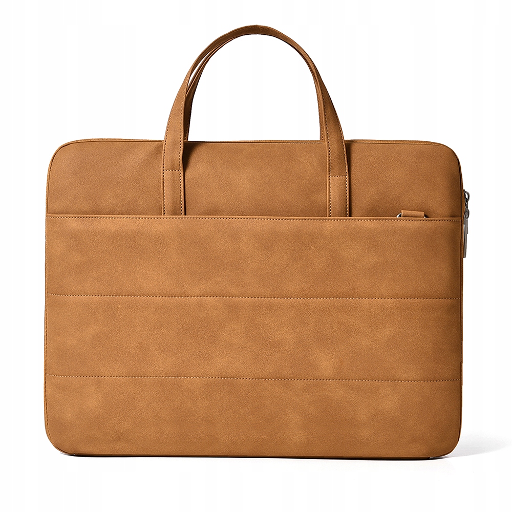 Torba Jq 6505 na laptopa 15.6 16.4 z paskiem na ramię camelowy