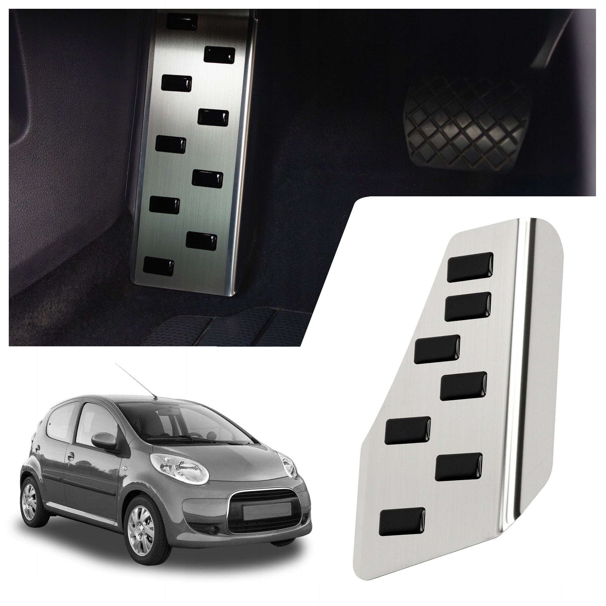Podstupnice automobilová podnožka spočívající v modelu Citroen C1 I 2005-2014 Hb