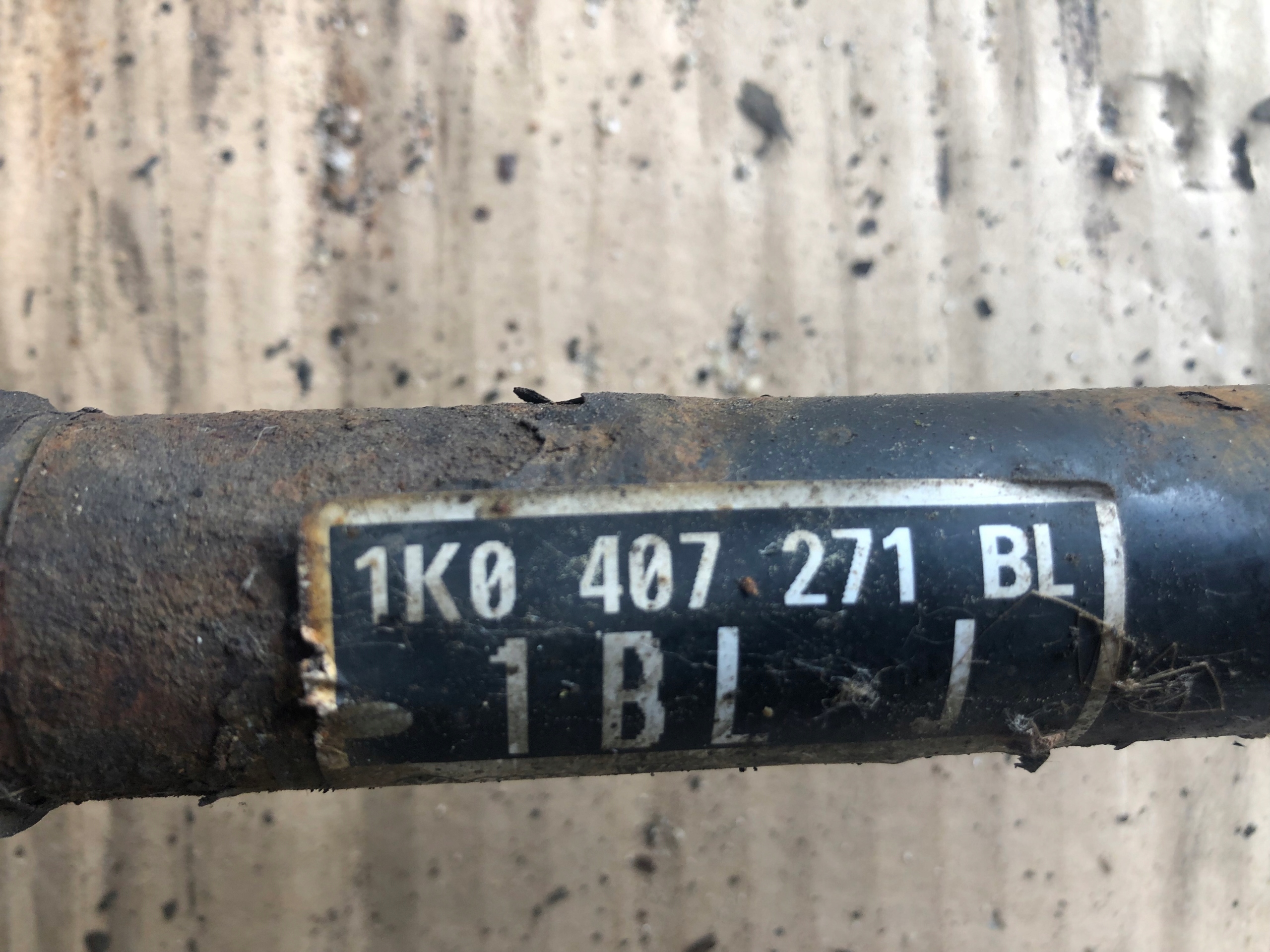 semi-axis left VW SKODA AUDI 1K0407271BL
