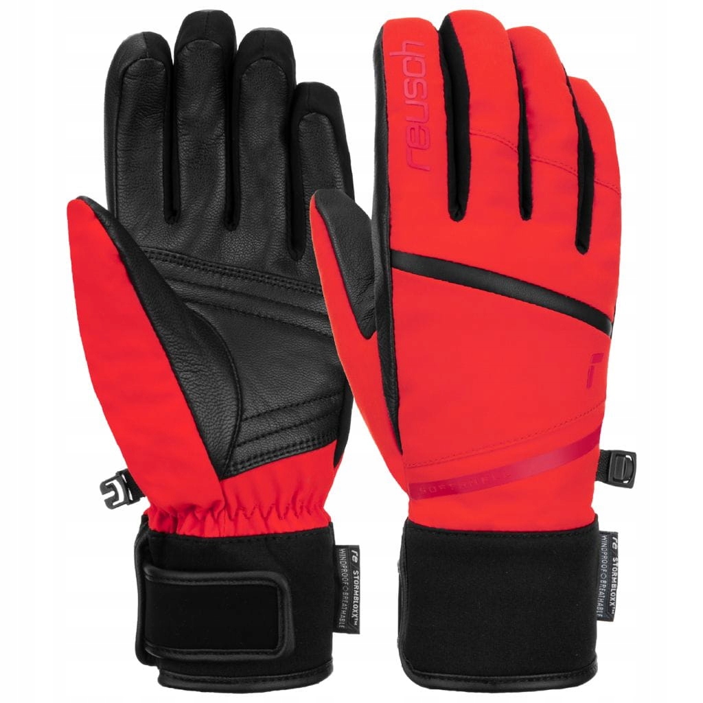 Reusch Tessa rękawice narciarskie damskie Stormbloxx czerwone