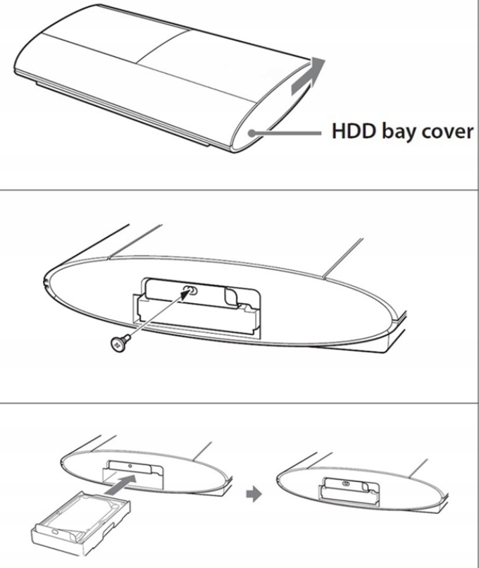 RAMKA RAMA KIESZEŃ OBUDOWA DO MONTAŻU DYSKU TWARDEGO PS3 SUPER SLIM Kod producenta I010