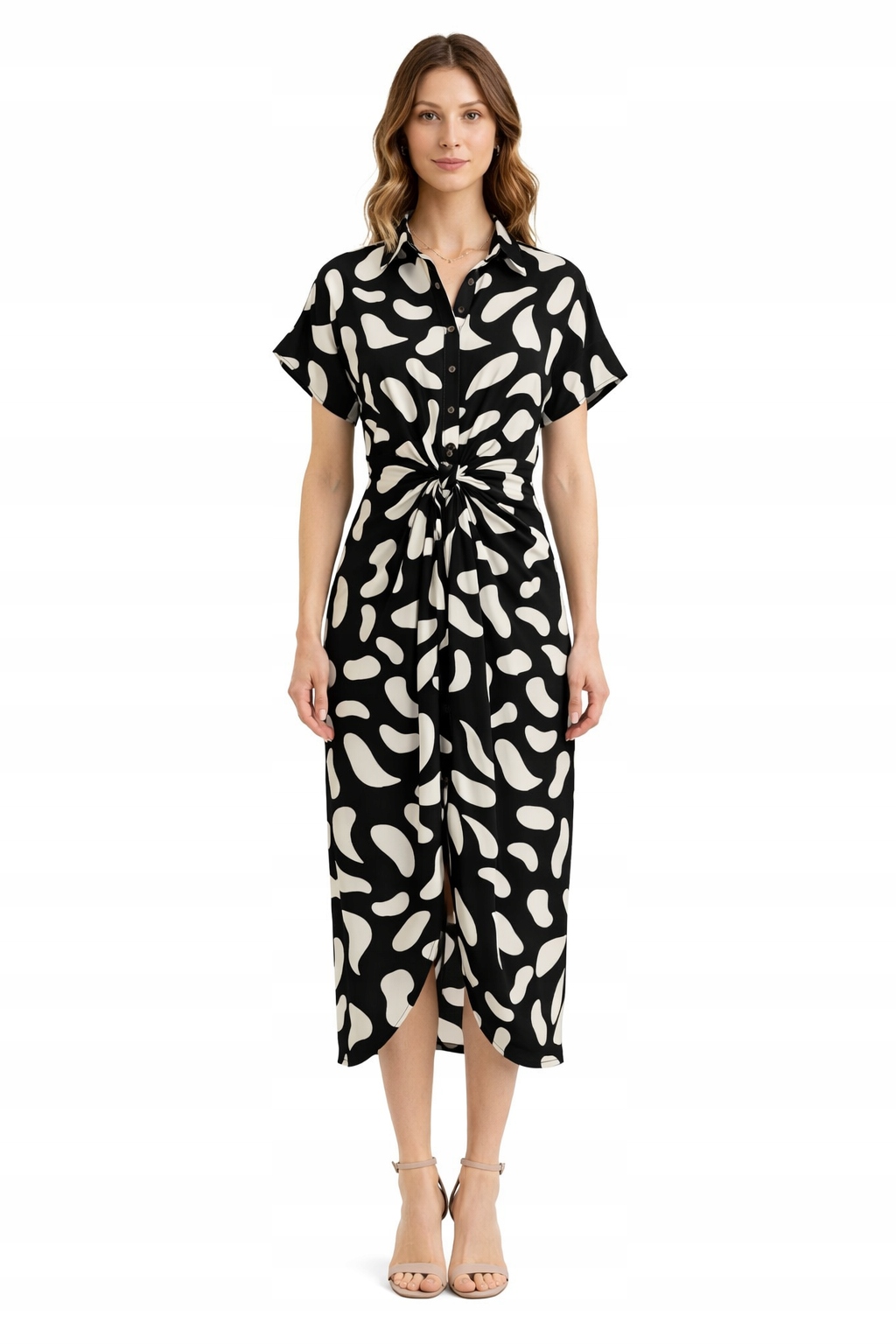 Barevné Šaty S Mašličkou A Koketou M 1I4A