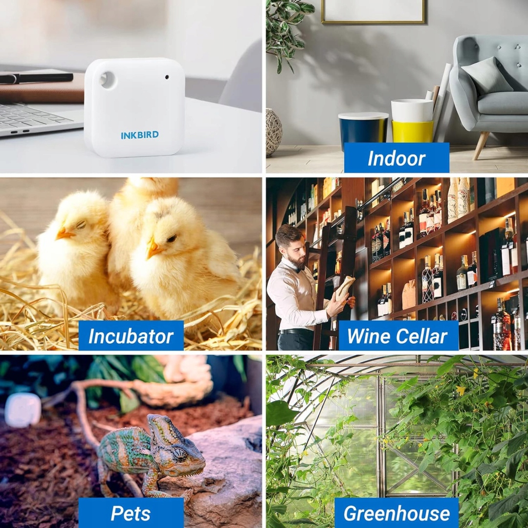 INKBIRD IBS-TH3 WIFI SMART TERMOHIGROMETR TERMOMETR HIGROMETR APP Materiał platformy brak informacji