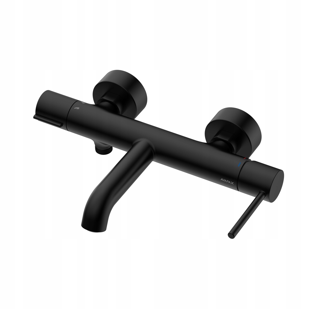 Nástěnná vanová baterie černá matná Ultimate Avapax ABUL211311