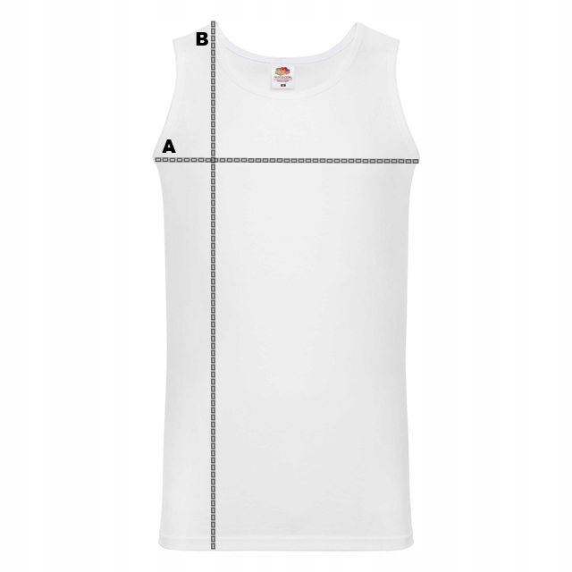 FRUIT OF BOKSERKA BEZRĘKAWNIK T-SHIRT BLACK 4XL Model VALUEWEIGHT ATHLETIC VEST