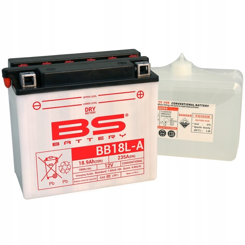 Bs Battery Vysoko výkonná batéria s kyselinou BB18L-A 310586