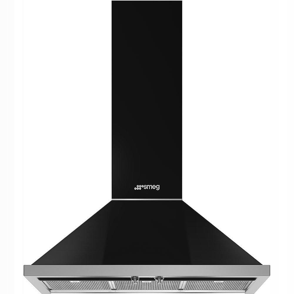 Nástenný odkvap 90 cm 781 m3/h 3 rýchlosti Led Smeg KPF9BL