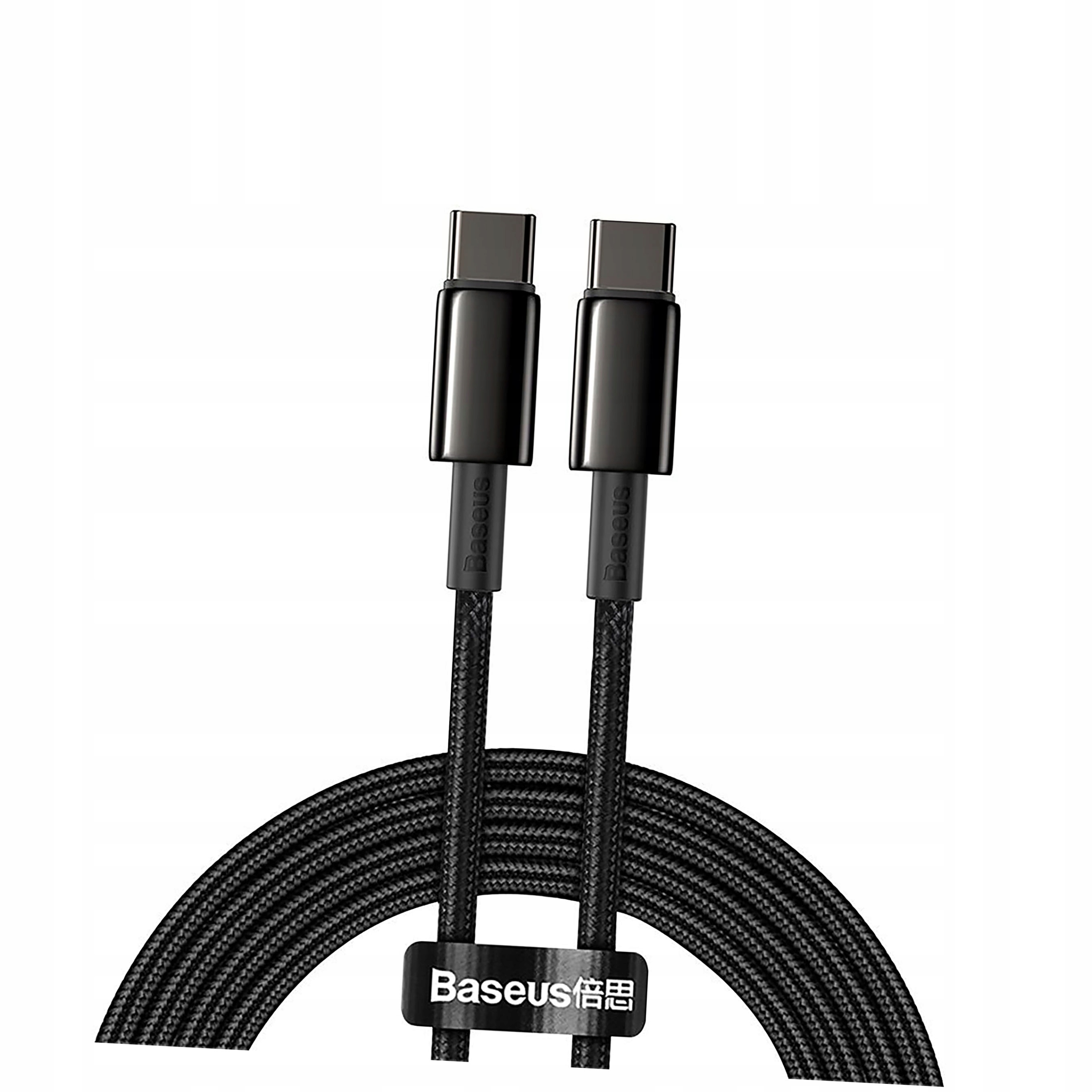 Kabel Baseus CATWJ-A01 Usb-c Usb-c Pd Qc 100W 5A 480Mb/s 2m czarny