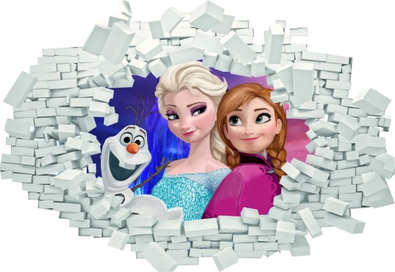 

Naklejka na ścianę Frozen Kraina Lodu 160x110 Elsa