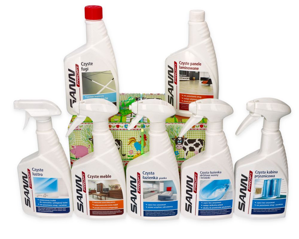 

Profesjonalny Zestaw Do Sprzątania Domu 7x500ml