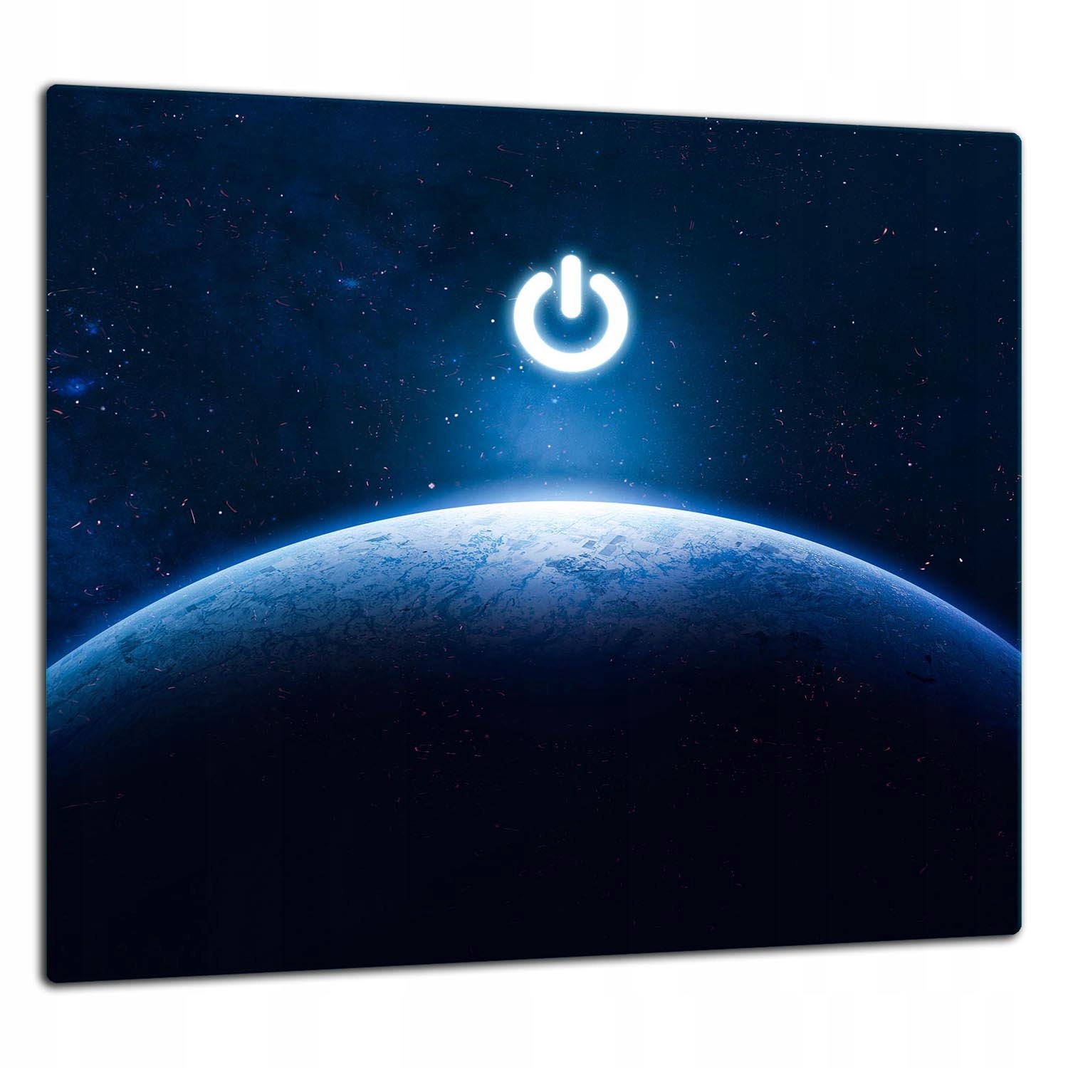 Skleněná Ochranná Deska Panel Lepidlo 65x60 Černá