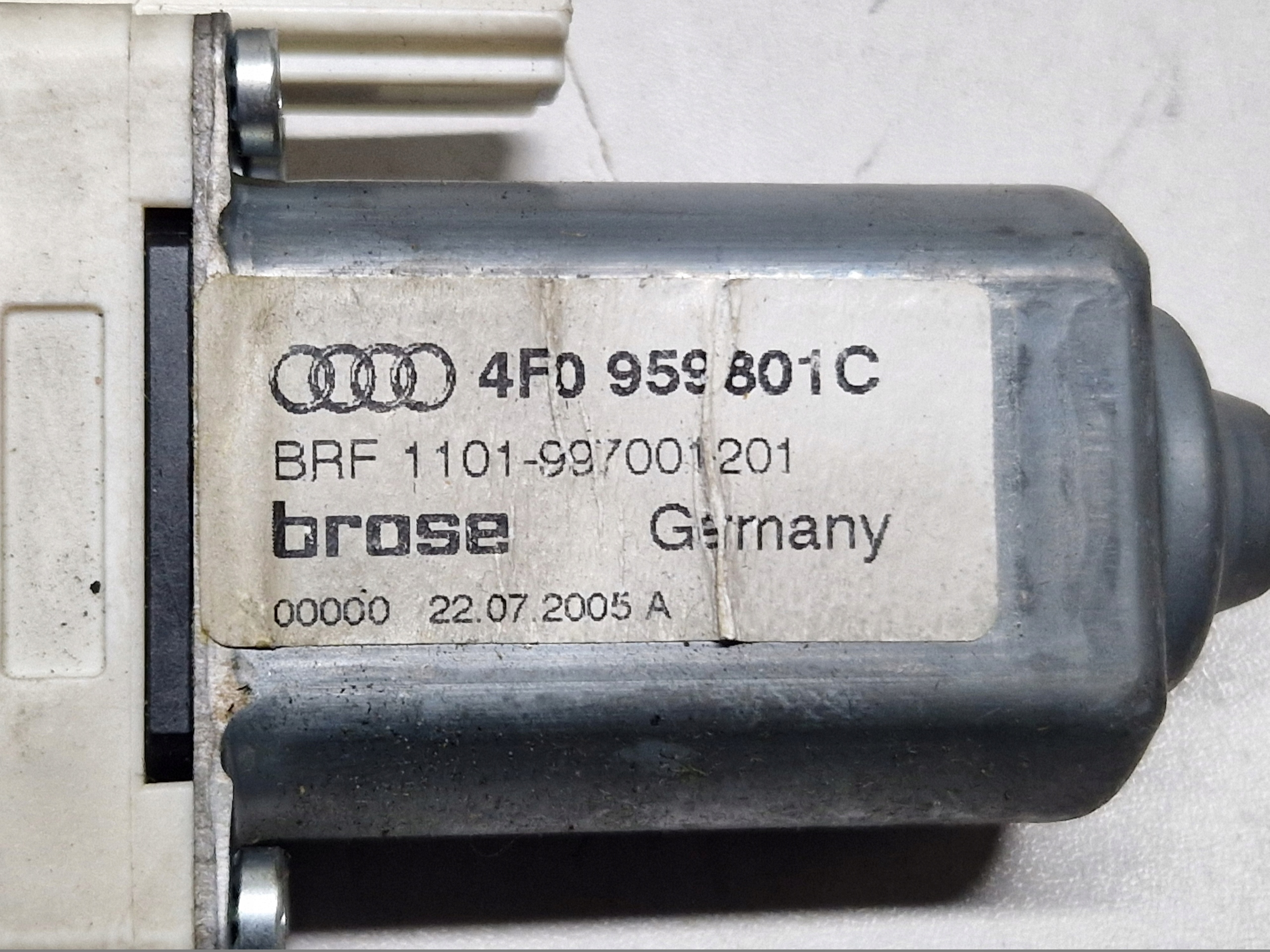 AUDI A6 C6 A6C6 mini motor lifting windows left rear part 4F0959801C