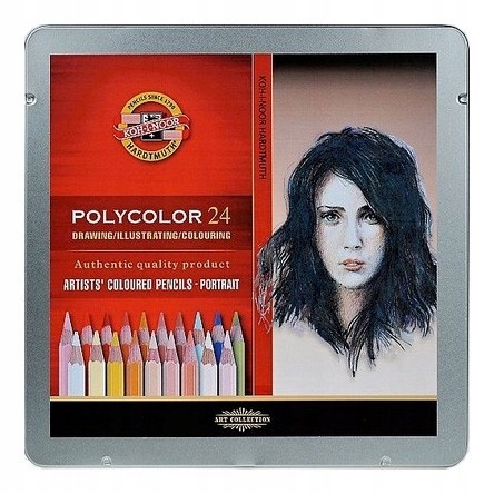 Pastelky Polycolor Koh-I-Noor Portrét, 24 ks