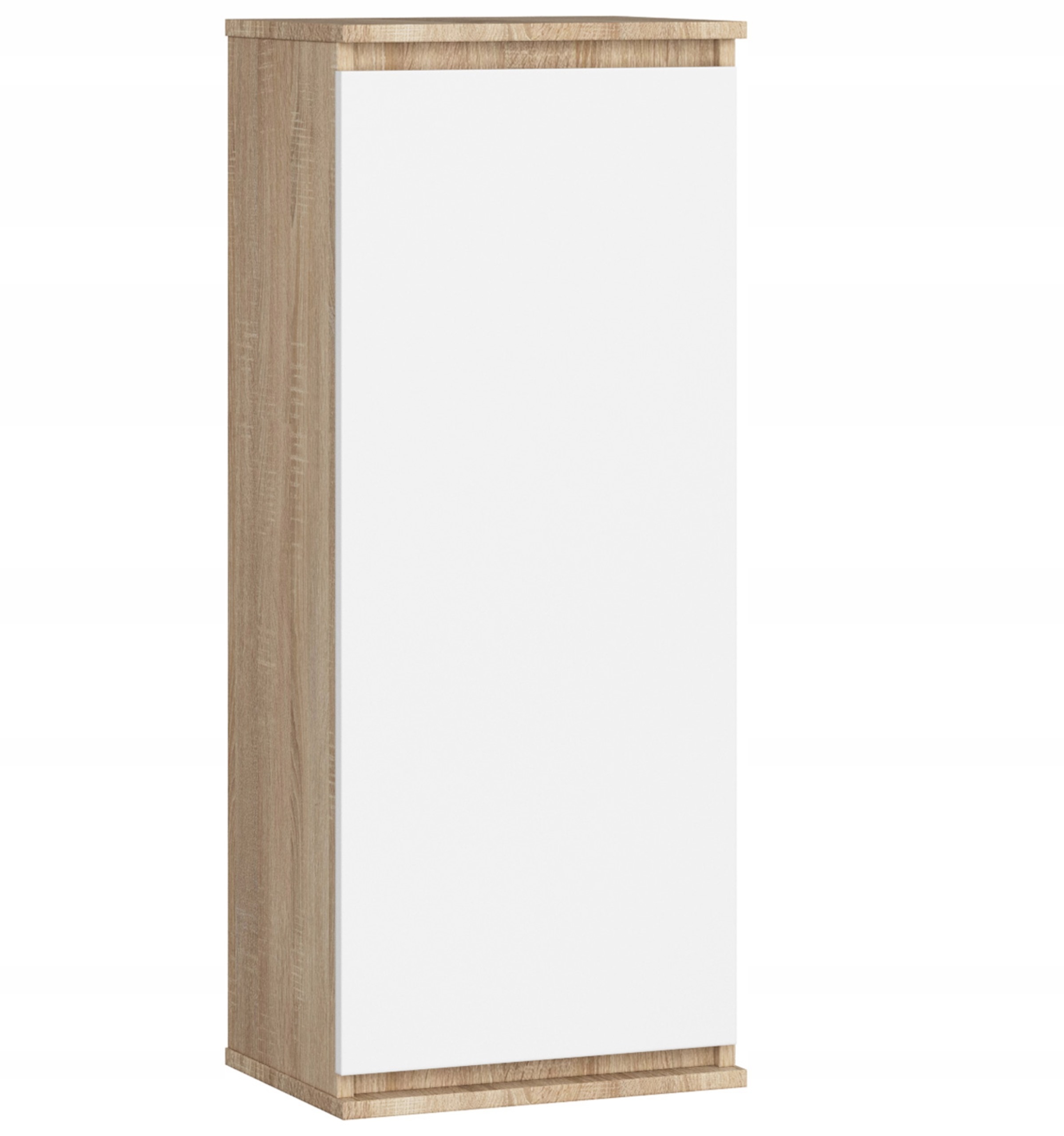 Závesná skriňa vitrína Clp 40 cm sonoma-biela Akd