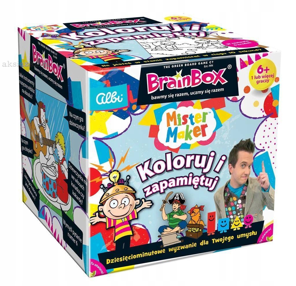 

BrainBox Koloruj i zapamiętuj gra Brain Box Duży