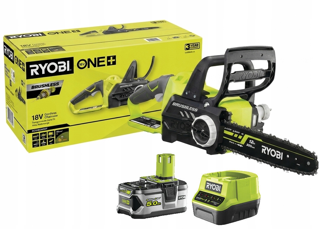 Akumulatorowa pilarka łańcuchowa 18V One+ RCS18X3050F Ryobi