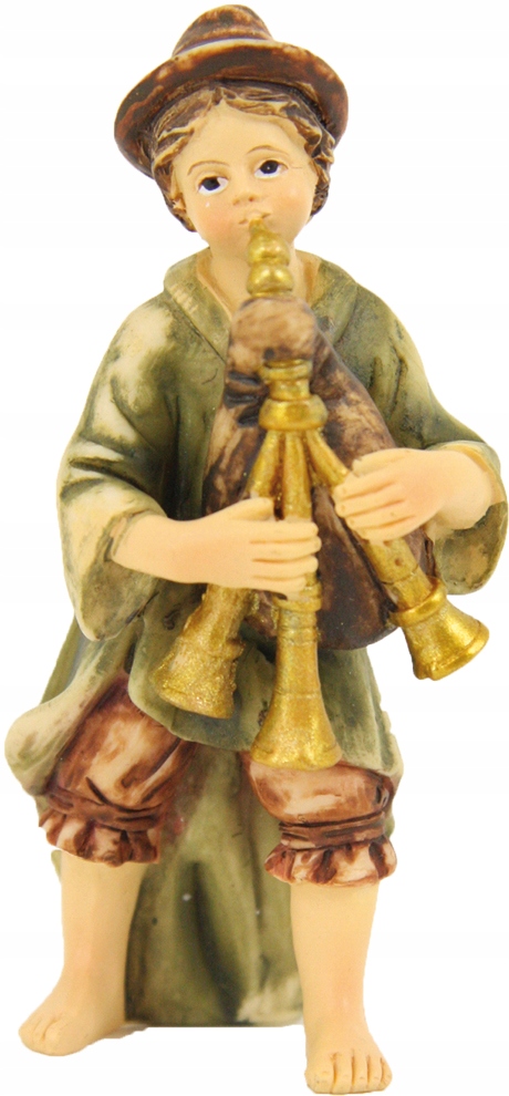 

Muzykant z dudami- 10,4cm wys. do fig. o wys. 12cm