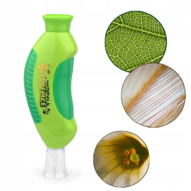 MIKROSKOP ZABAWKA DLA DZIECI DZIECKA PRZENOŚNY DO NAUKI naukowa gra gry Materiał inny