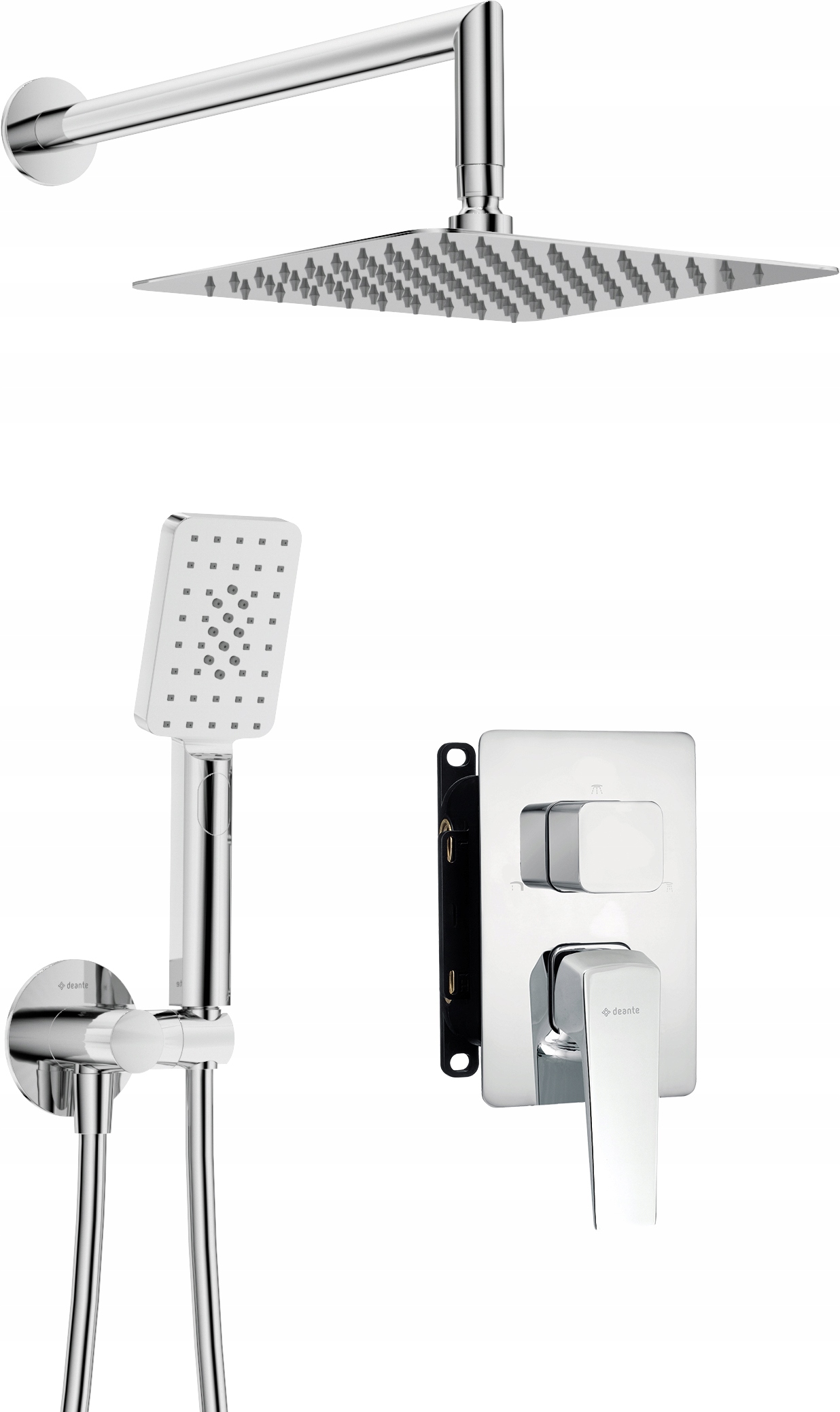 Deante Podomietkový sprchový set s miešacím boxom BXYZ0QLM