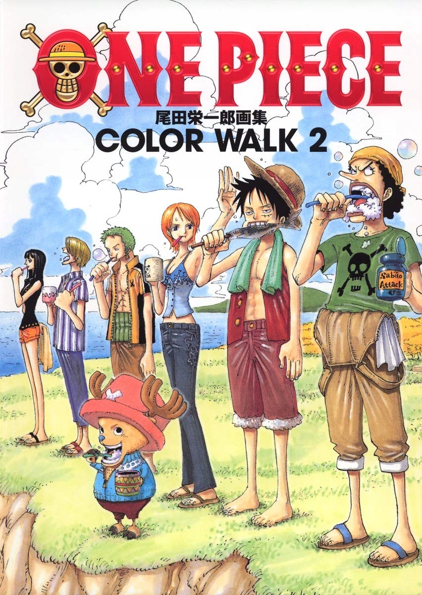 Anime Oda Eiichiro One Piece Color Walk Art Book Color Walk