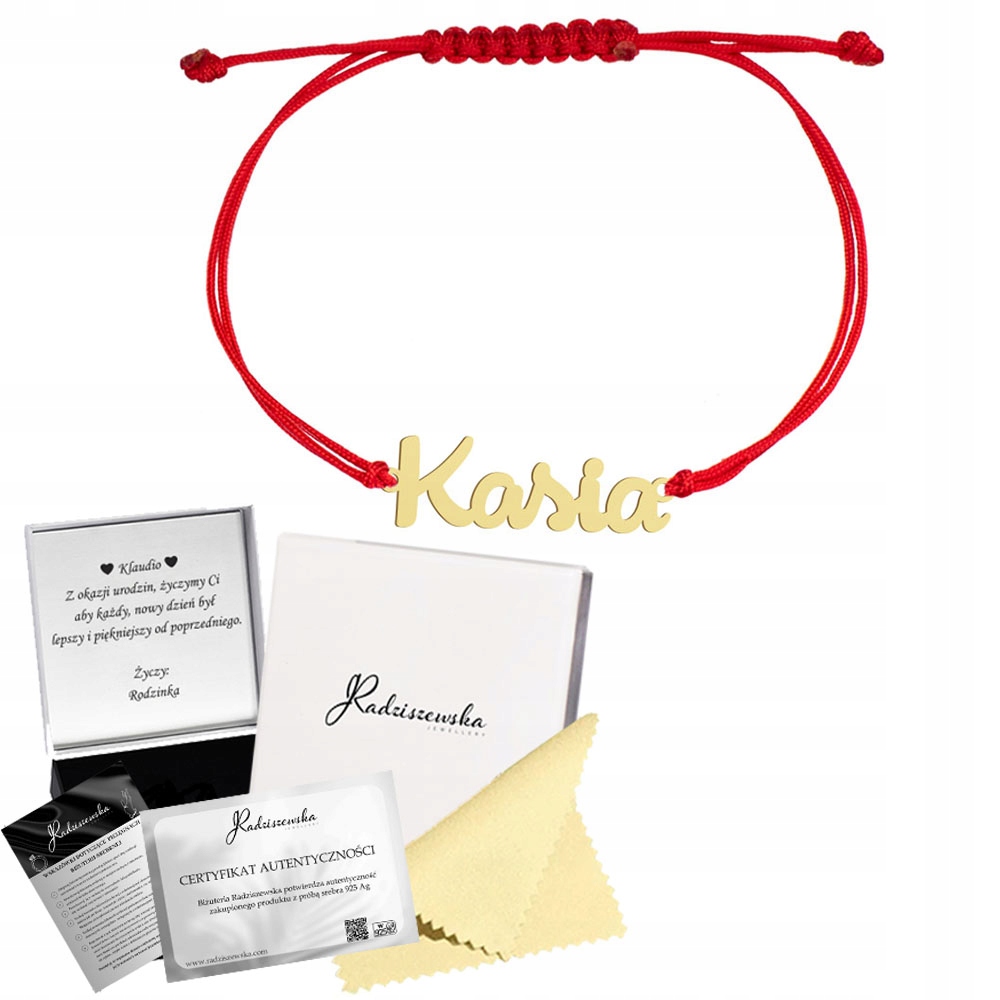 Pozlácený Náramek S Vlastním Textem Jménem K Narozeninám Přání