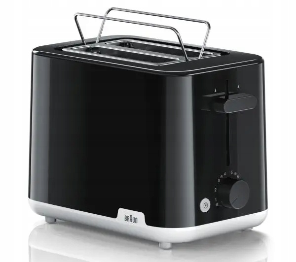Toustovač Braun Ht 1010.BK 2 Tousty 900 W Černý rošt