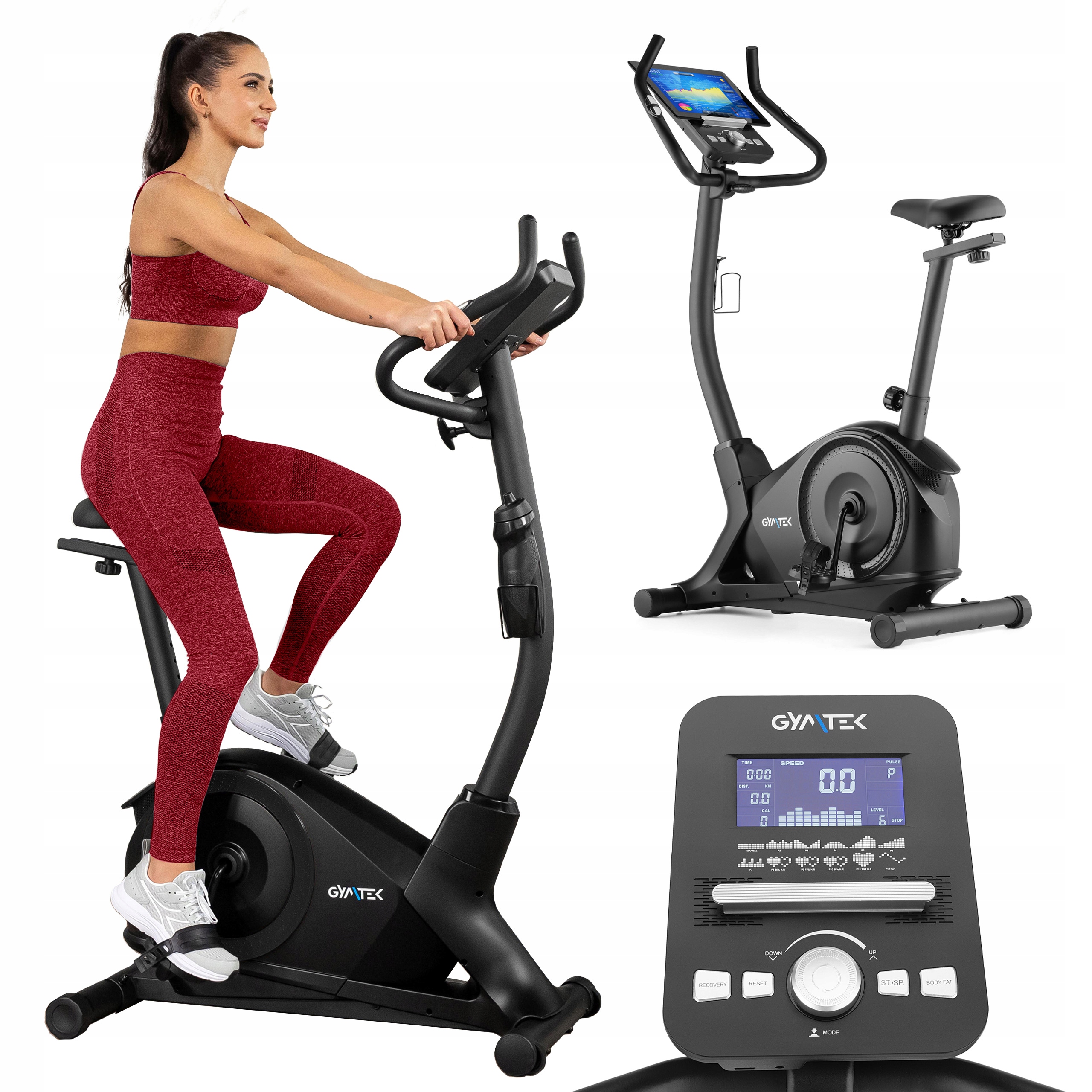 Rower Stacjonarny Magnetyczny Rowerek Treningowy Fitness XB3000 Gymtek