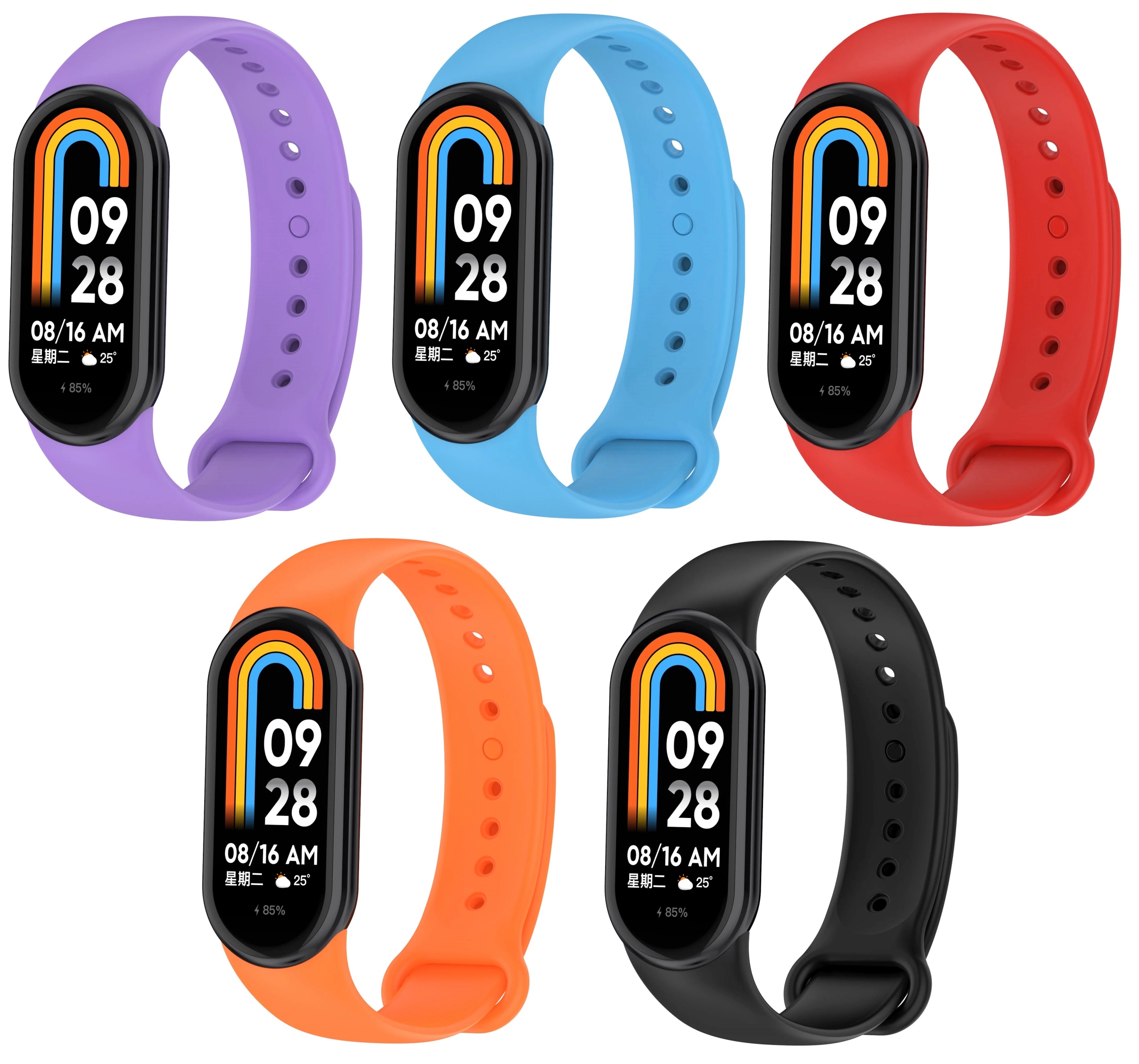 OPASKA DO XIAOMI MI BAND 8 KOLORY MIBAND PASEK BRANSOLETA Rodzaj pasek