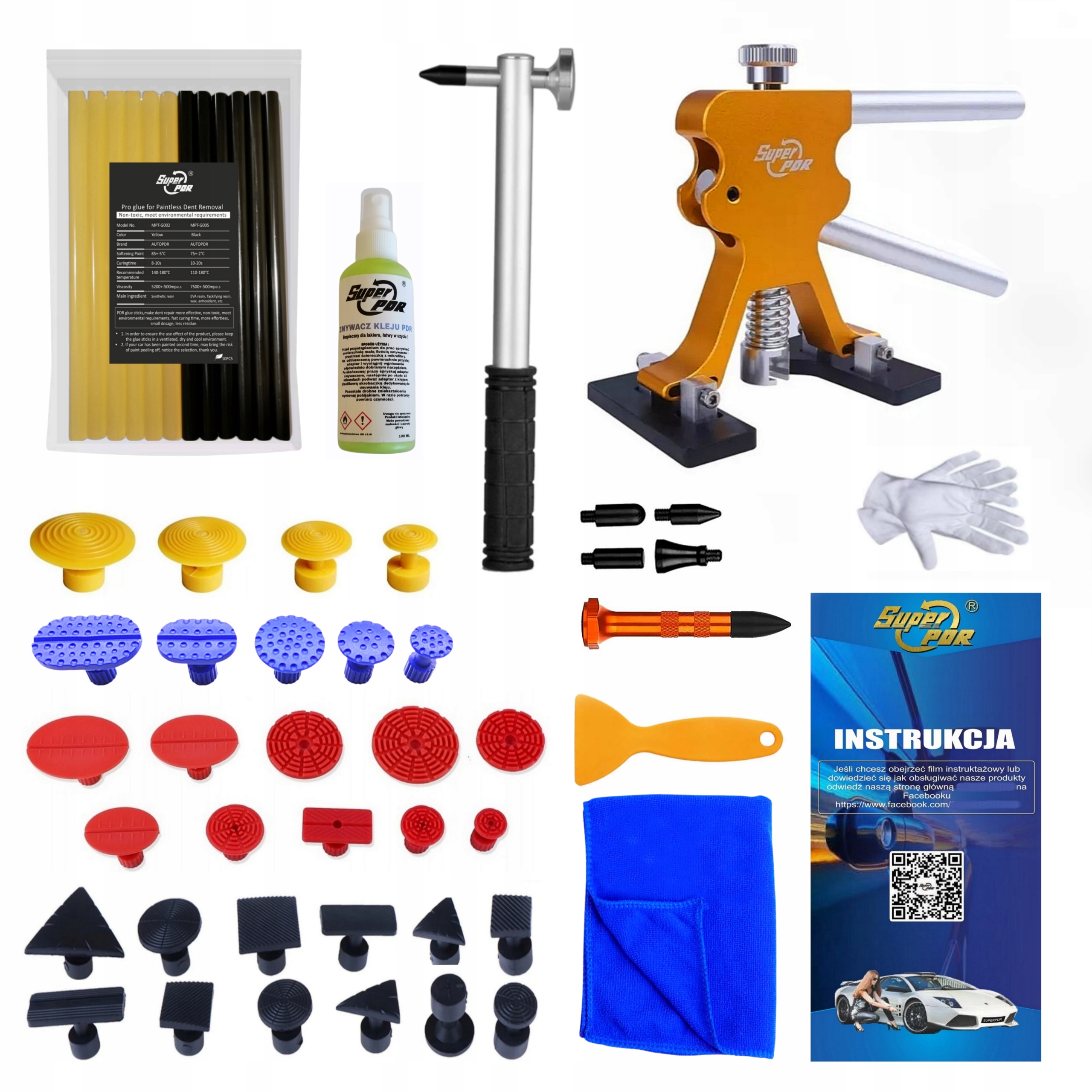 puller wyciąganie wgnieceń młotek pdr