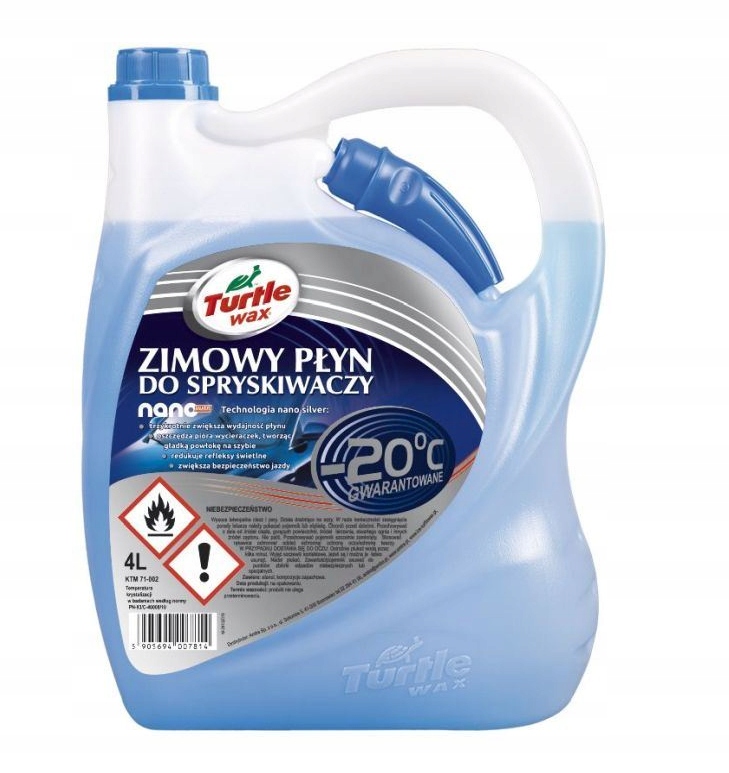 

Turtle Wax Płyn Zimowy Do Spryskiwaczy Nano Silver