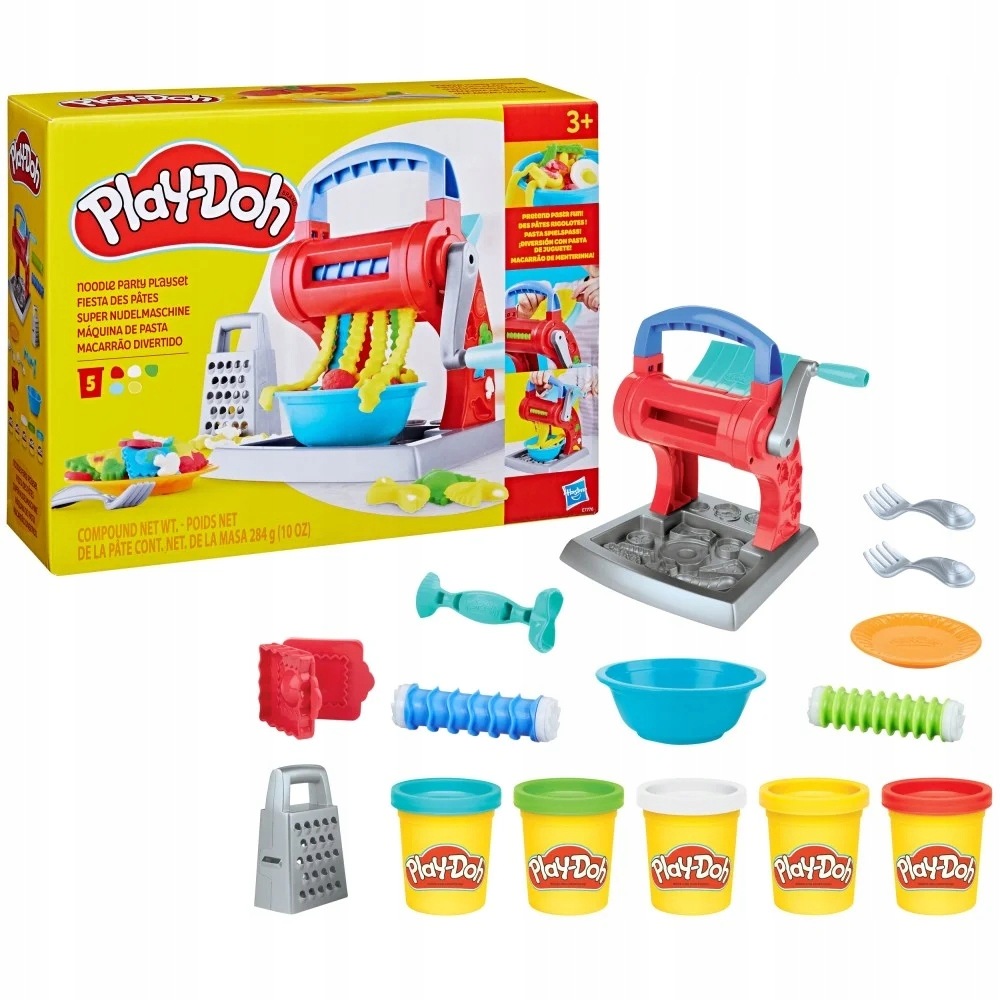 Play-Doh Ciastolina Makaronowa zabawa masa plastyczna kreatywna Hasbro E777