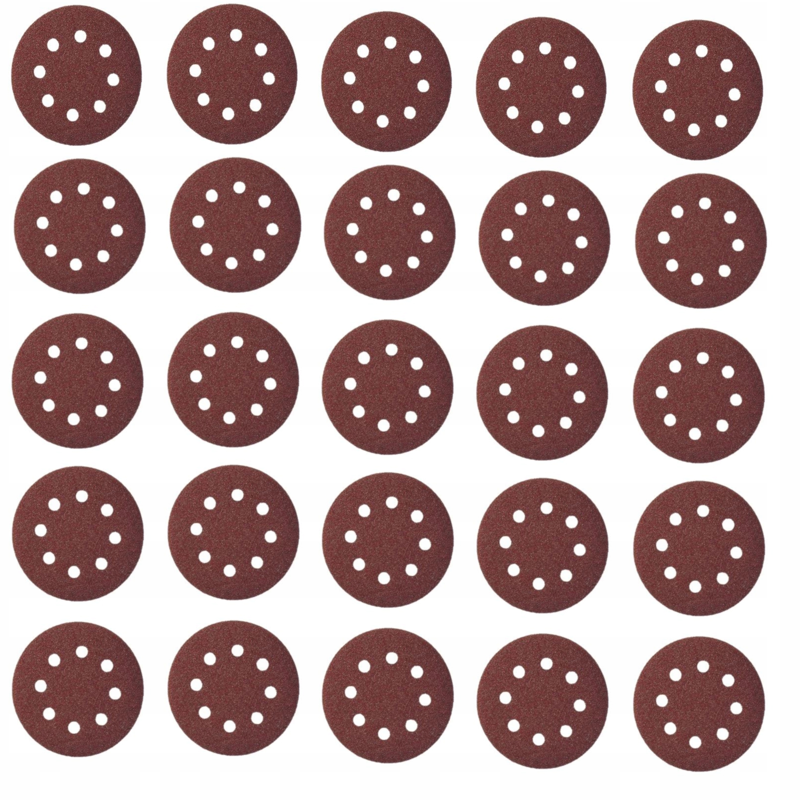 KRĄŻKI ŚCIERNE PAPIER NA RZEP Żyrafa GR 60 25 SZTUK zestaw krążki fi 225