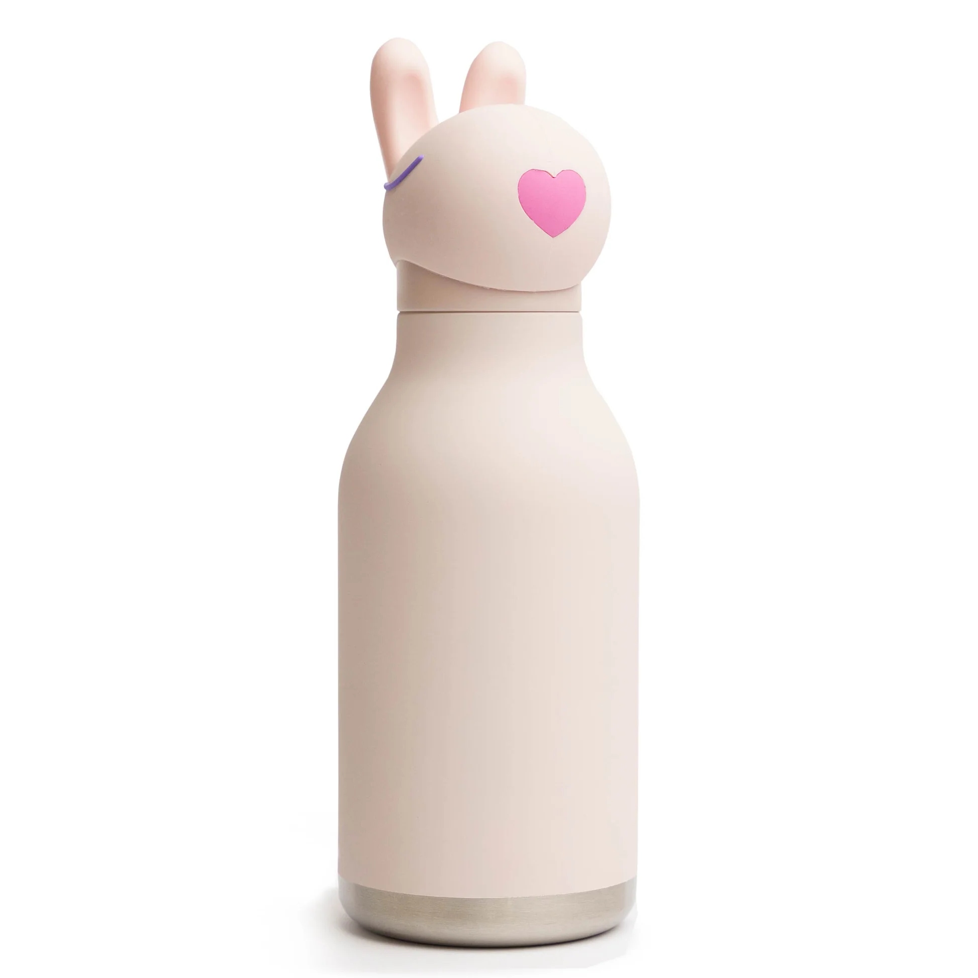 Butelka termiczna ze słomką Asobu Bestie Bottle 460ml Królik