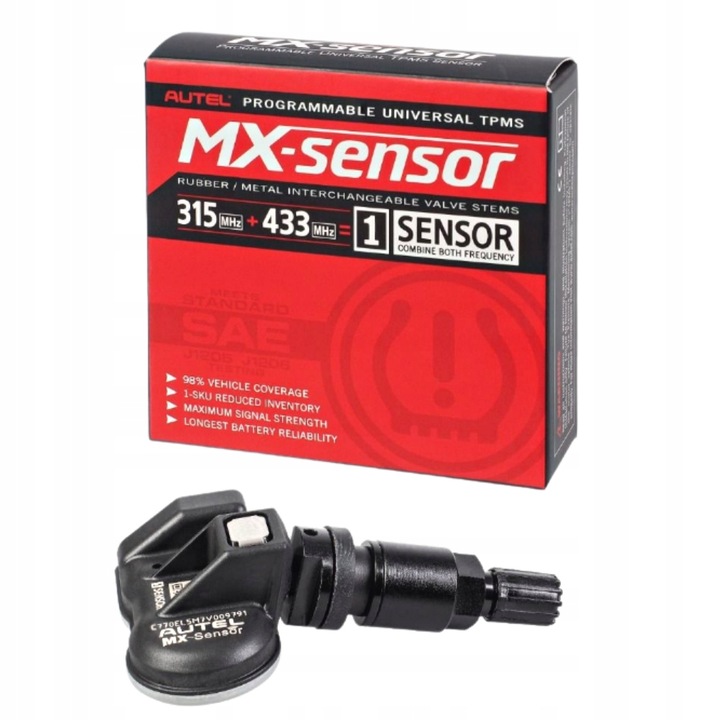 

Czujnik Tpms Autel MX-Sensor Metalowy 315Mhz 433