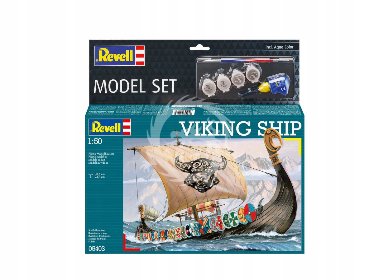 Sada Model vikingských lodí Revell 65403 v měřítku 1/50
