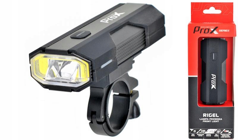 Lampa przednia Prox Rigel 700 lm Usb powerbank