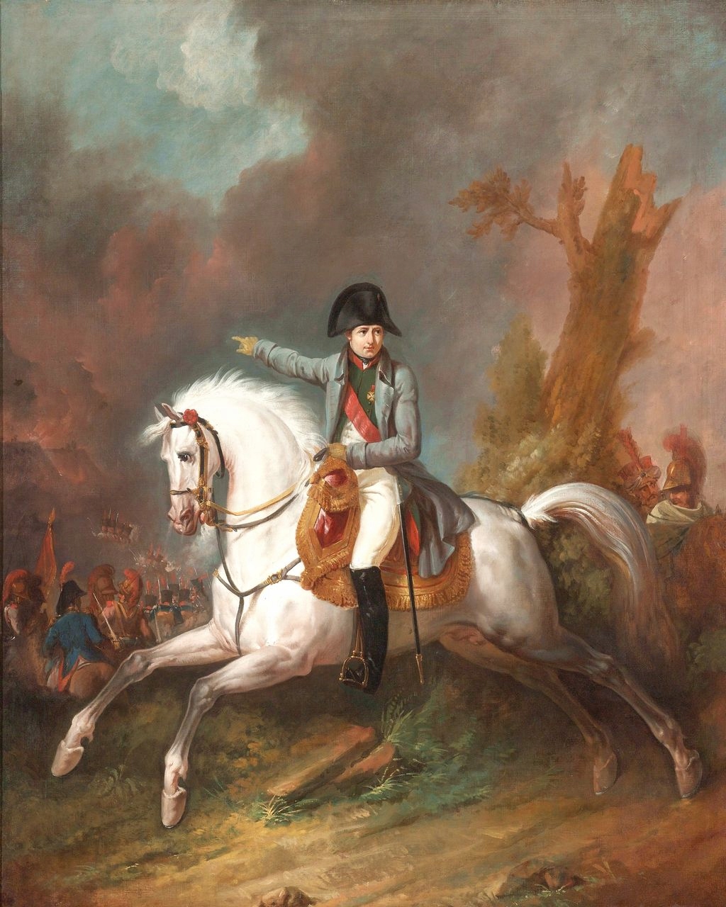 Carle Vernet - Napoleon Bonaparte - 50x40