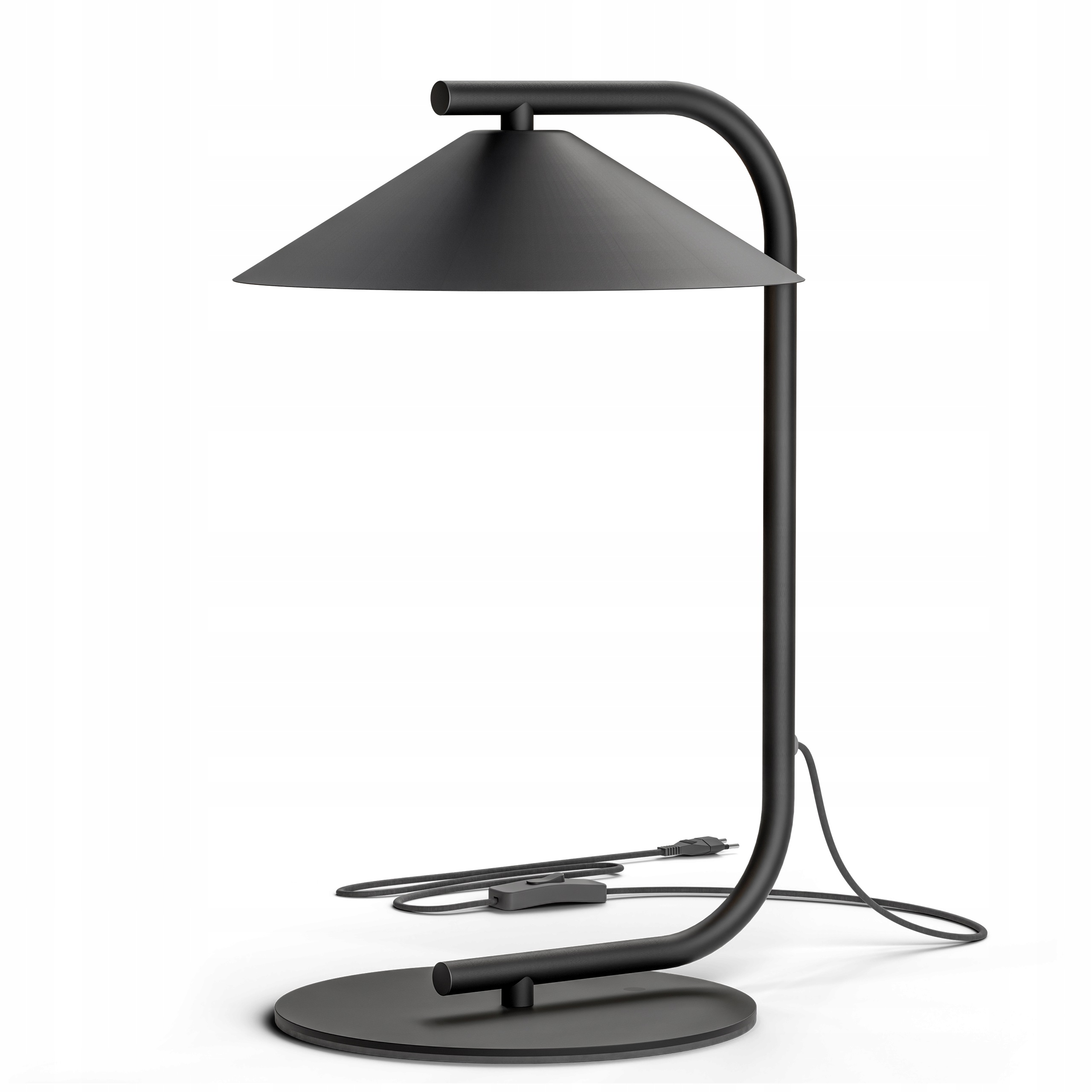 Noční Lampa na psací stůl Led Stolní Noční vypínač Černá