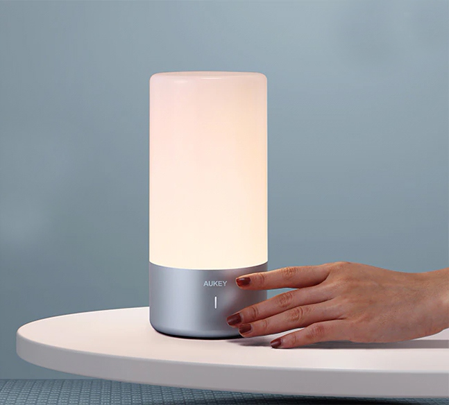 

Aukey LT-T6 Lampka Nocna Stołowa Rgb Led Dotykowa