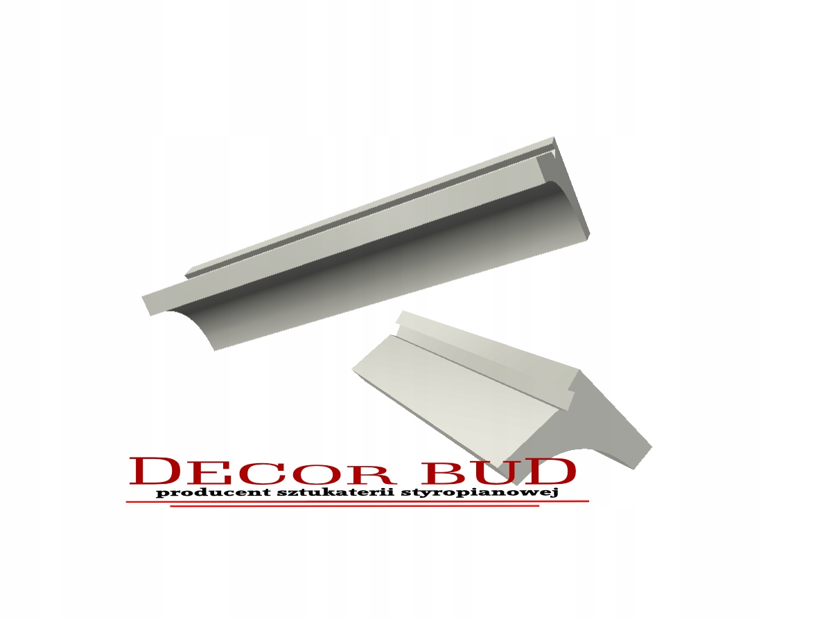 Gzyms oświetleniowy przysufitowa listwa led Marka Decorbud