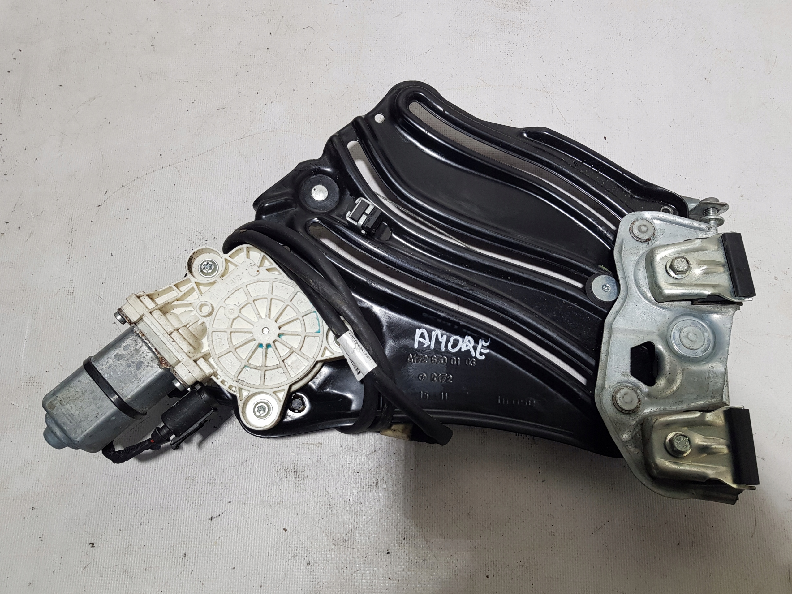 window regulator left rear part MERCEDES SLK W172 R172