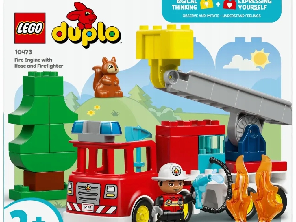 Lego Duplo 10473 Hasičský vůz s hadicí a hasičem